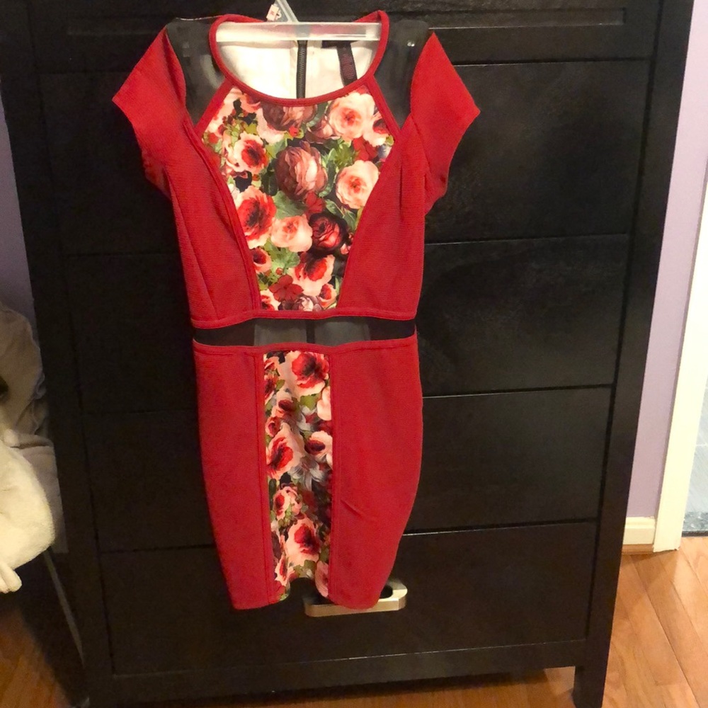 Floral mini dress